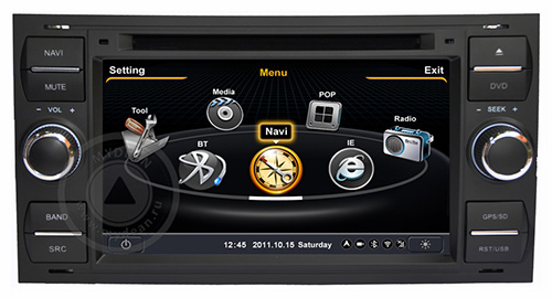  Магнитола MyDean 1140-1 Black (Ford Fusion, Galaxy, Kuga -2012, C-Max -2008)