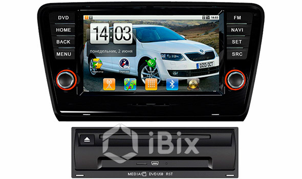  Магнитола iBix Skoda Octavia A7
