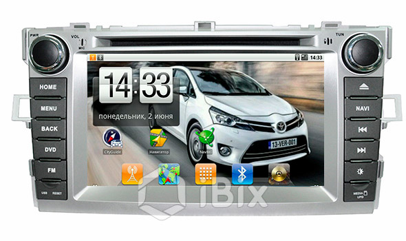  Магнитола iBix Toyota Verso